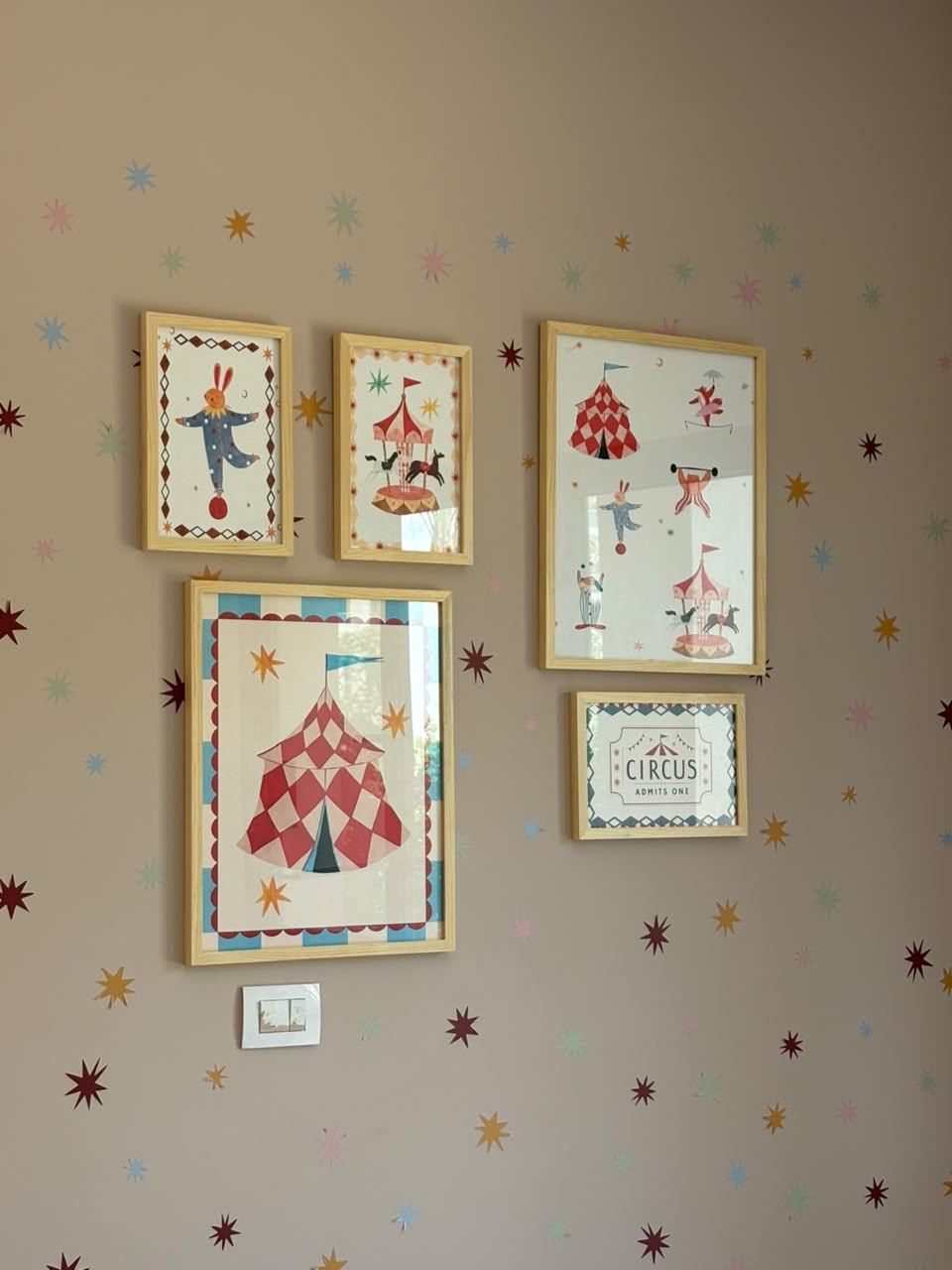 The Circus Set- Nursery Set โ gallery wall frame set | ุทูู
ุงูุณูุฑู ูุบุฑูุฉ ุงูุฃุทูุงู