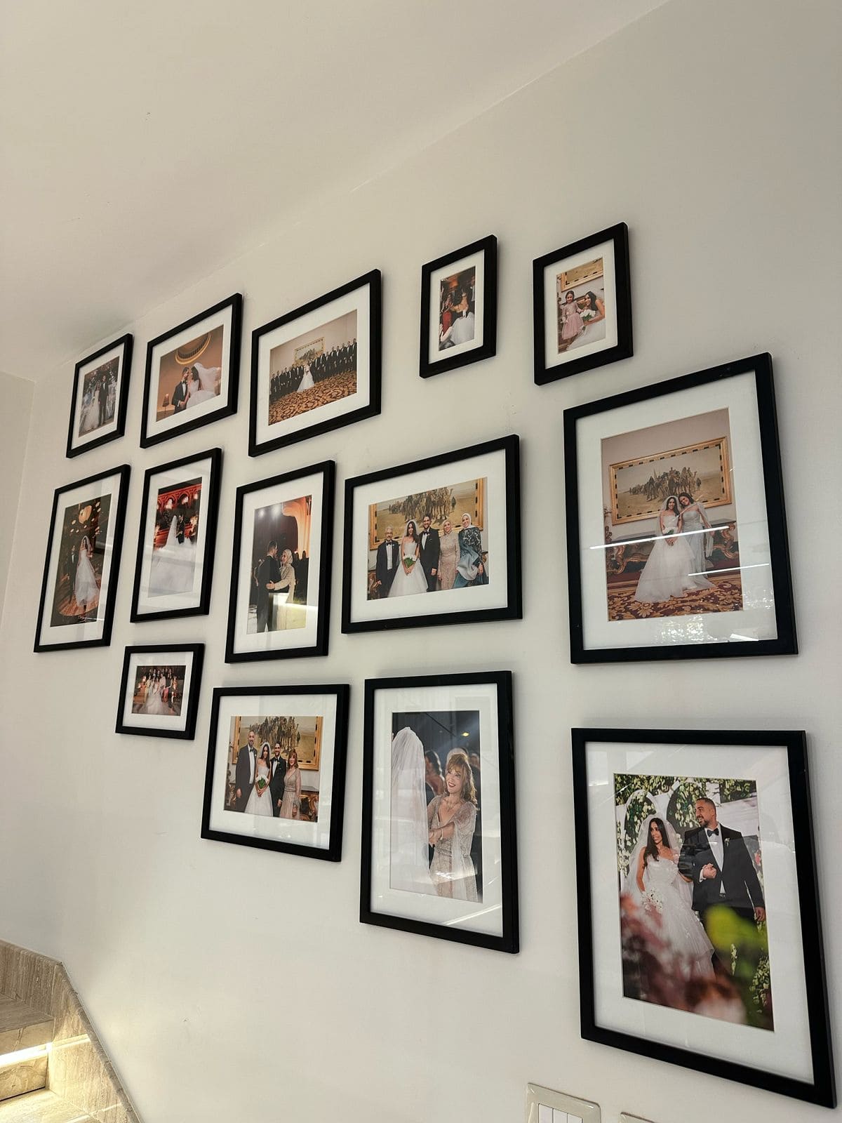 The Omneya Staircase set – gallery wall frame set | طقم أمنية - للسلم