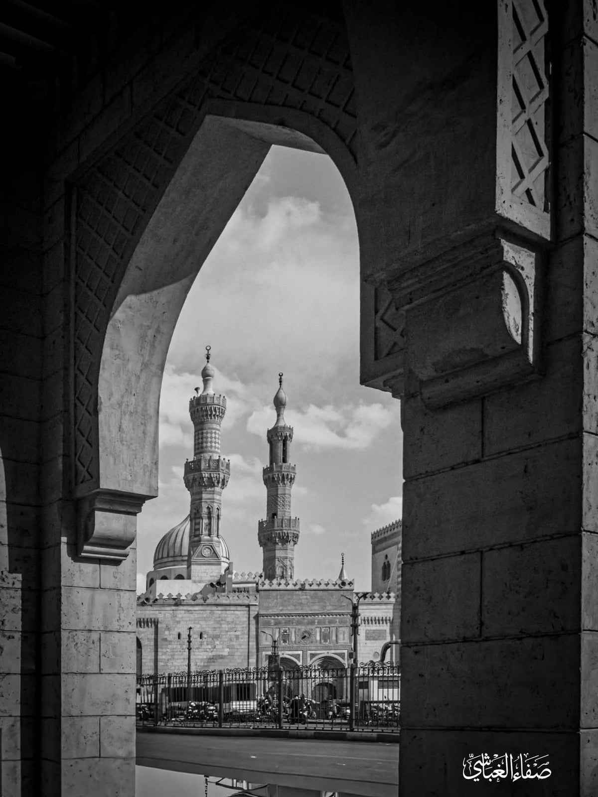Al-Azhar Gateway Frame – Islamic architecture photography wall art, photo 2 | برواز بوابة الأزهر