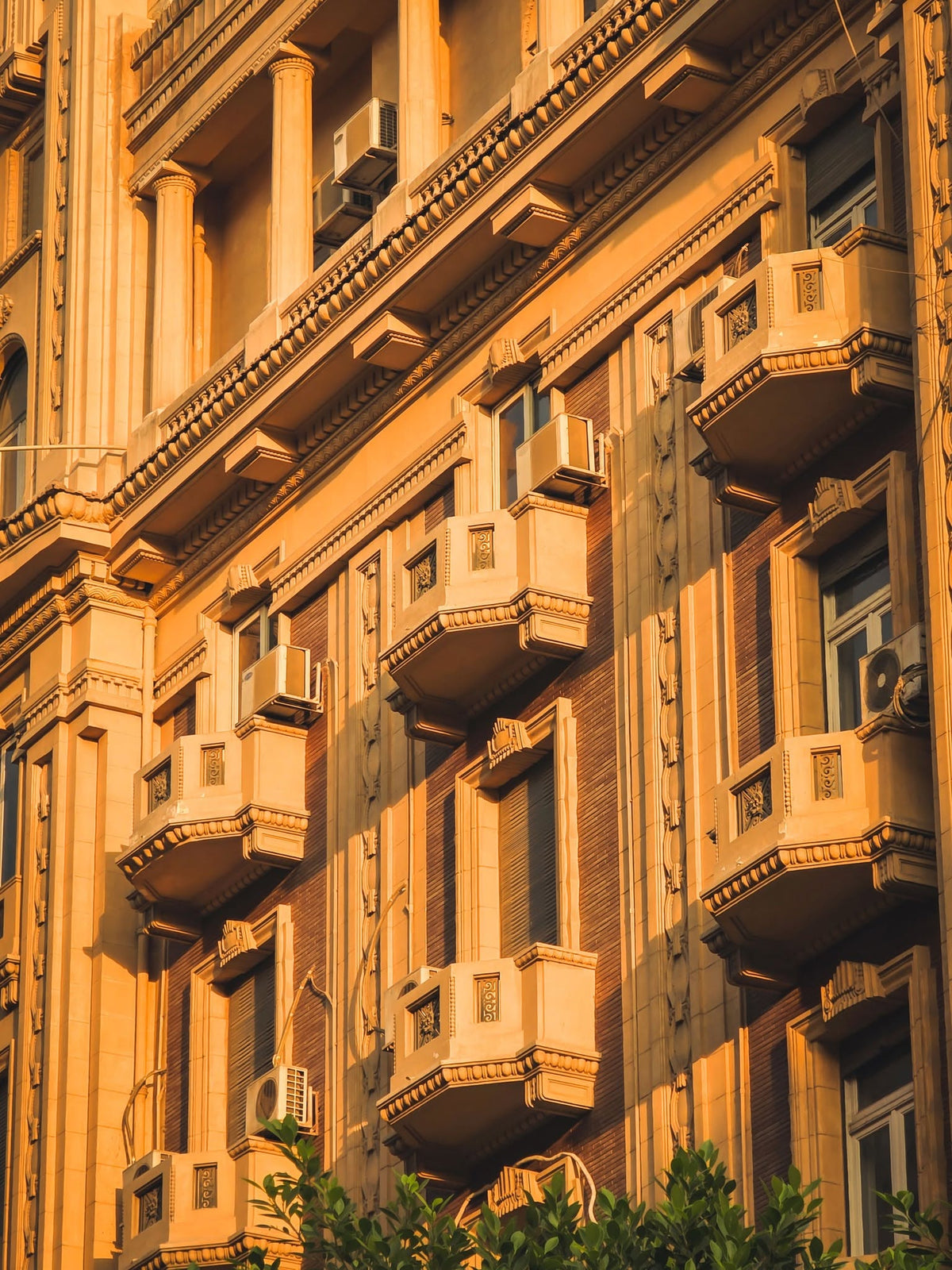 Downtown Cairo Facade Frame – photography wall art | برواز مباني وسط البلد