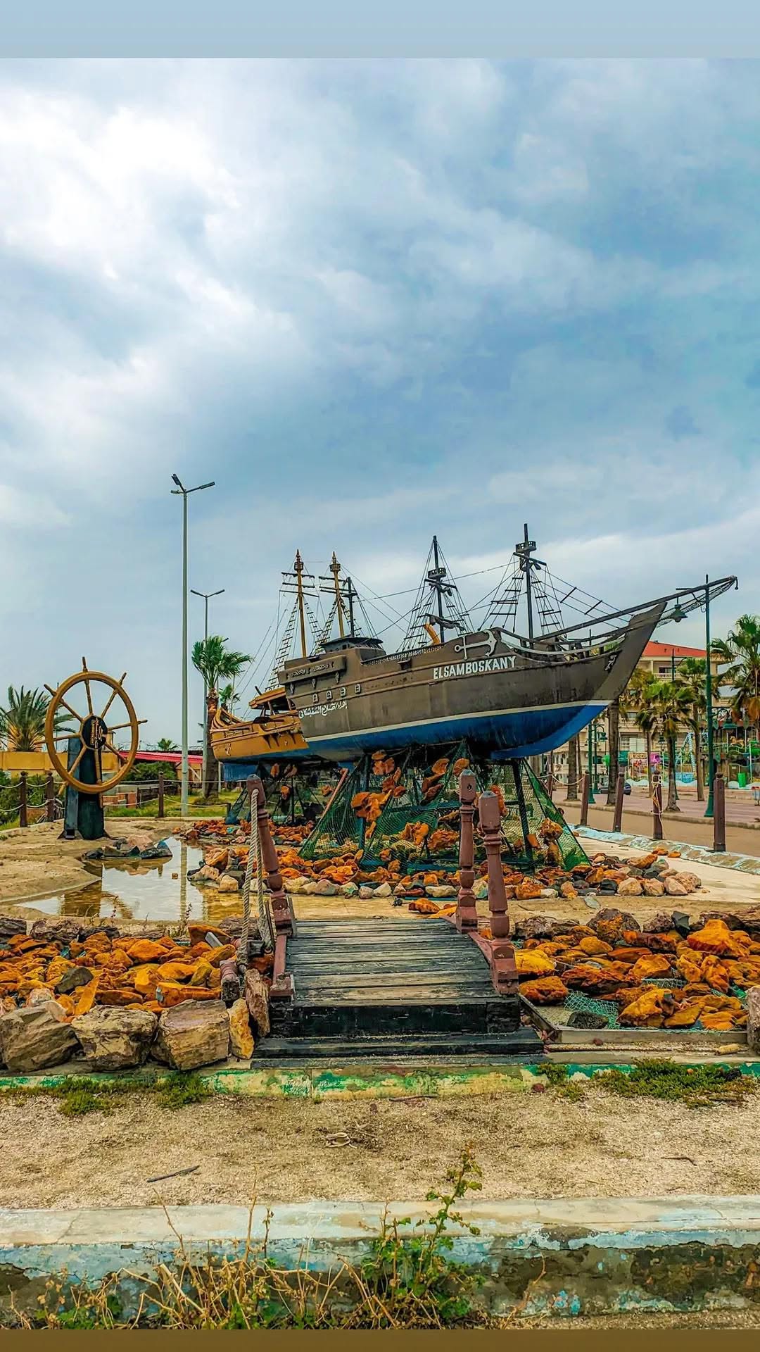 Ras El Bar Ship House Frame – photography wall art | برواز مركب رأس البر