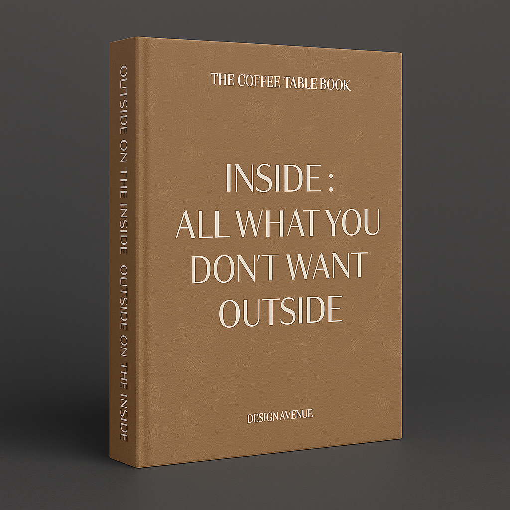 All What You Don't Want Outside — Coffee Table Book – by Cairo Heaven | All What You Don't Want Outside - كتاب طاولة القهوة
