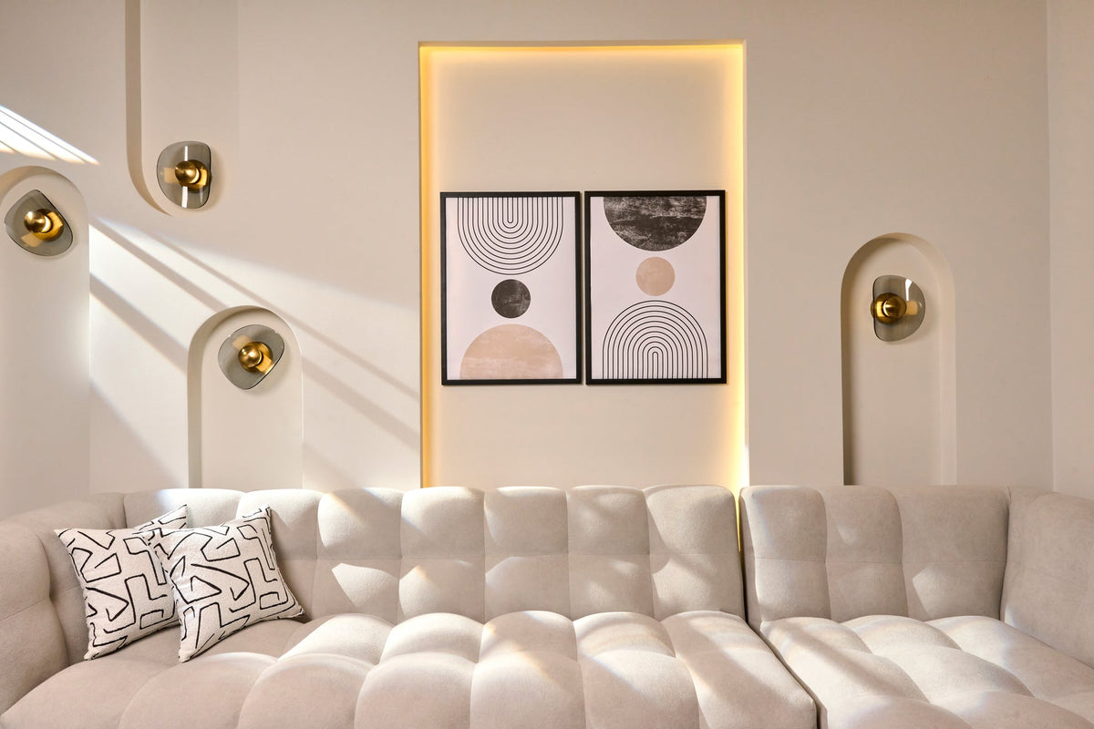 Arches on Arches Set – abstract boho wall art, photo 3 | طقم أقواس على أقواس