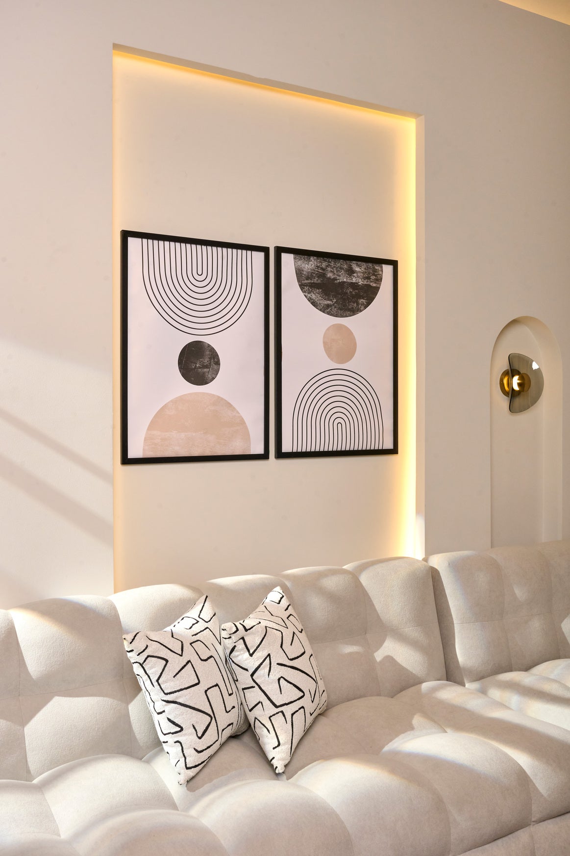 Arches on Arches Set – abstract boho wall art, photo 2 | طقم أقواس على أقواس