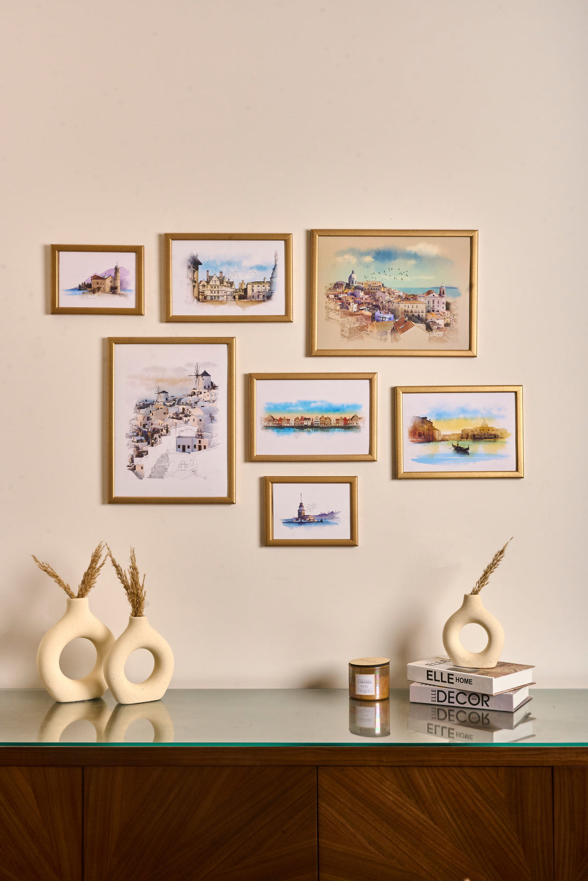 Around the world Set – kitchen wall art | طقم حول العالم
