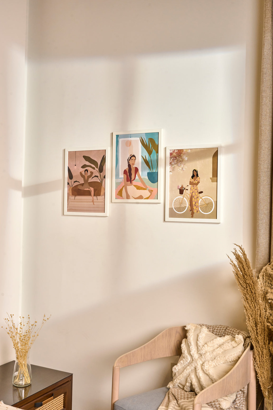 3 Boho Girls Set – nursery wall art, photo 4 | طقم 3 بنات بوهو