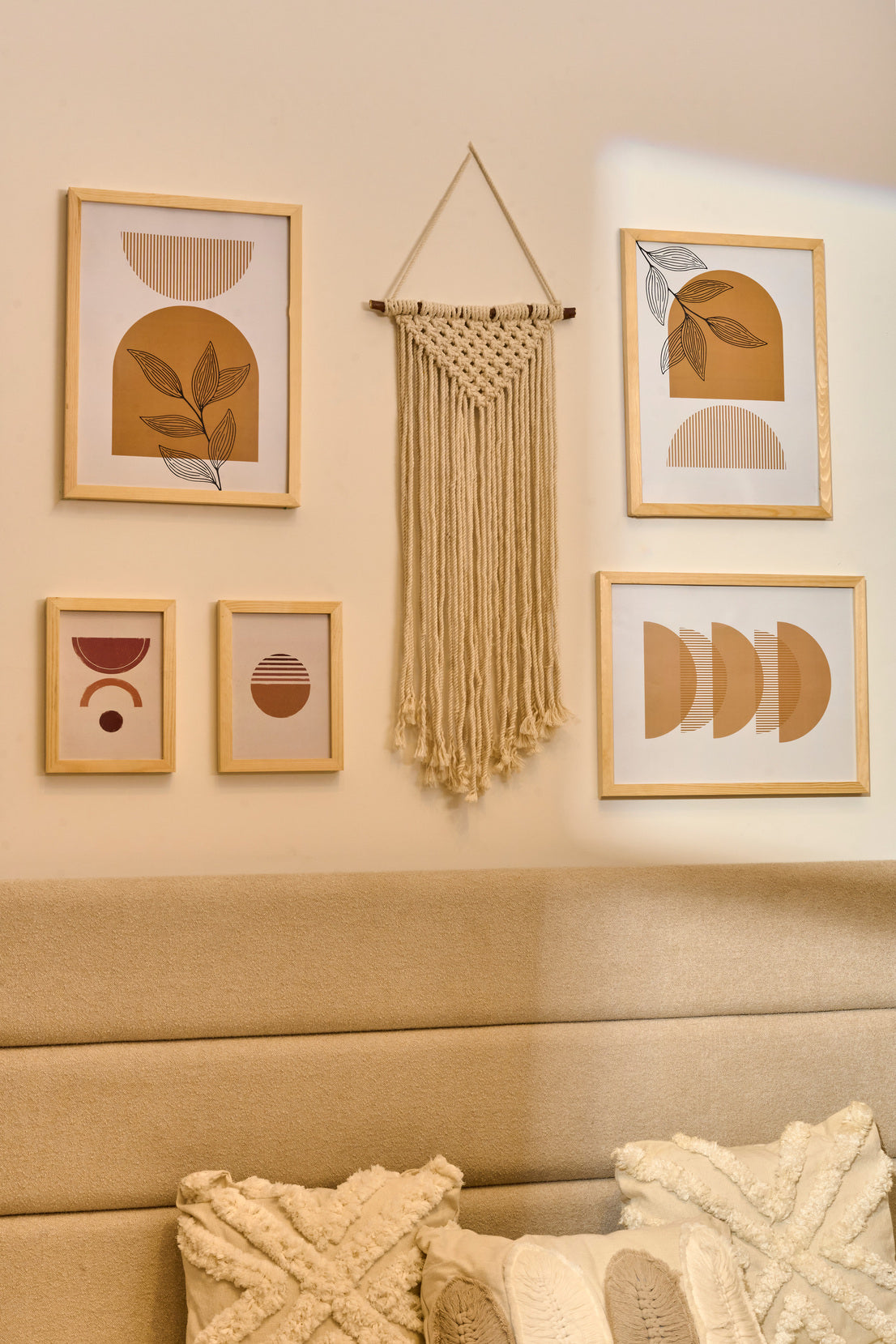 Orange Boho Set – gallery wall frame set, photo 3 | طقم البوهو البرتقالي