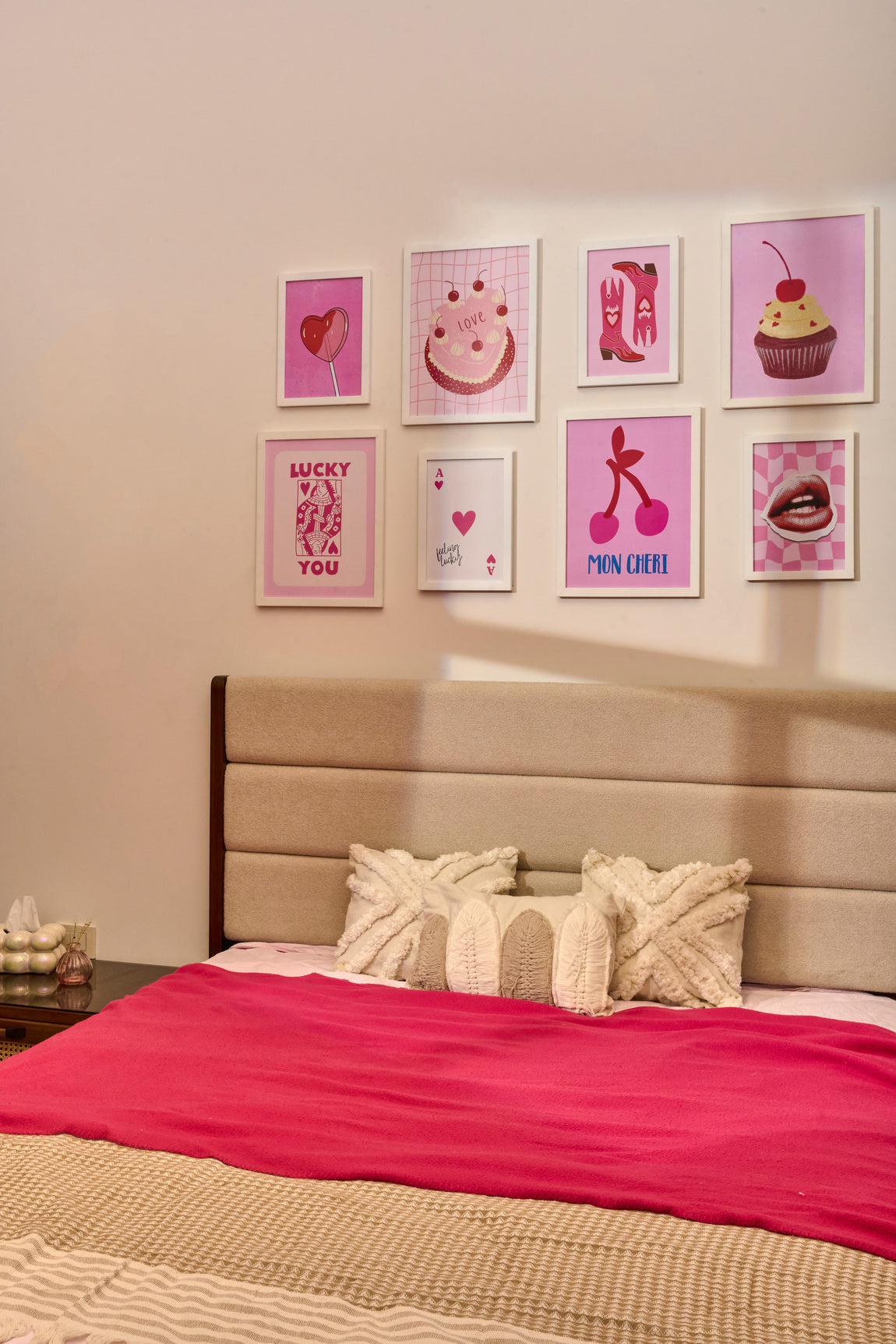 Mon Cheri Pink Set – nursery wall art, photo 2 | طقم Mon Cheri الوردي