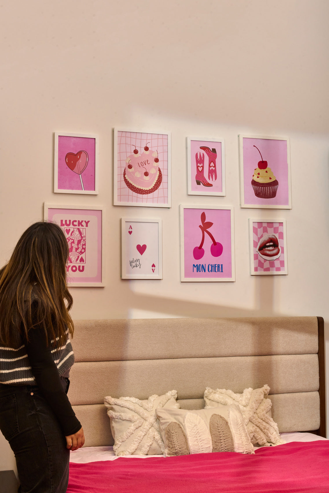 Mon Cheri Pink Set – nursery wall art, photo 3 | طقم Mon Cheri الوردي