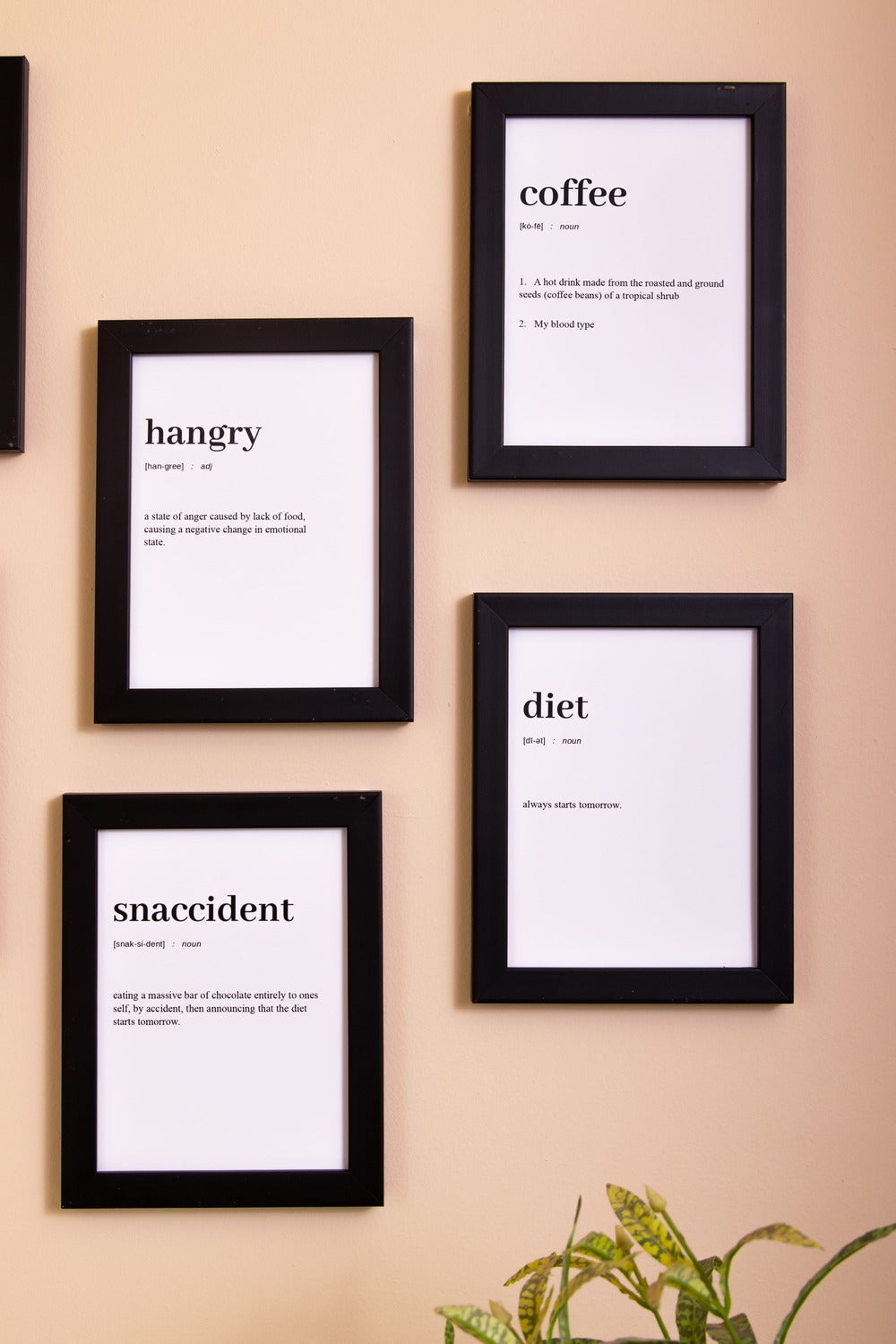 Foodie Definition Set – kitchen wall art, photo 2 | طقم تعريف عاشق الأكل