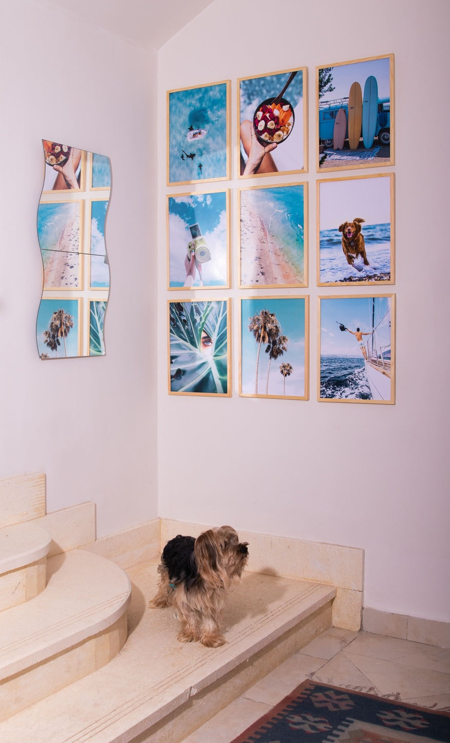 Summer Blues Set – summer beach wall art | طقم زرقة الصيف