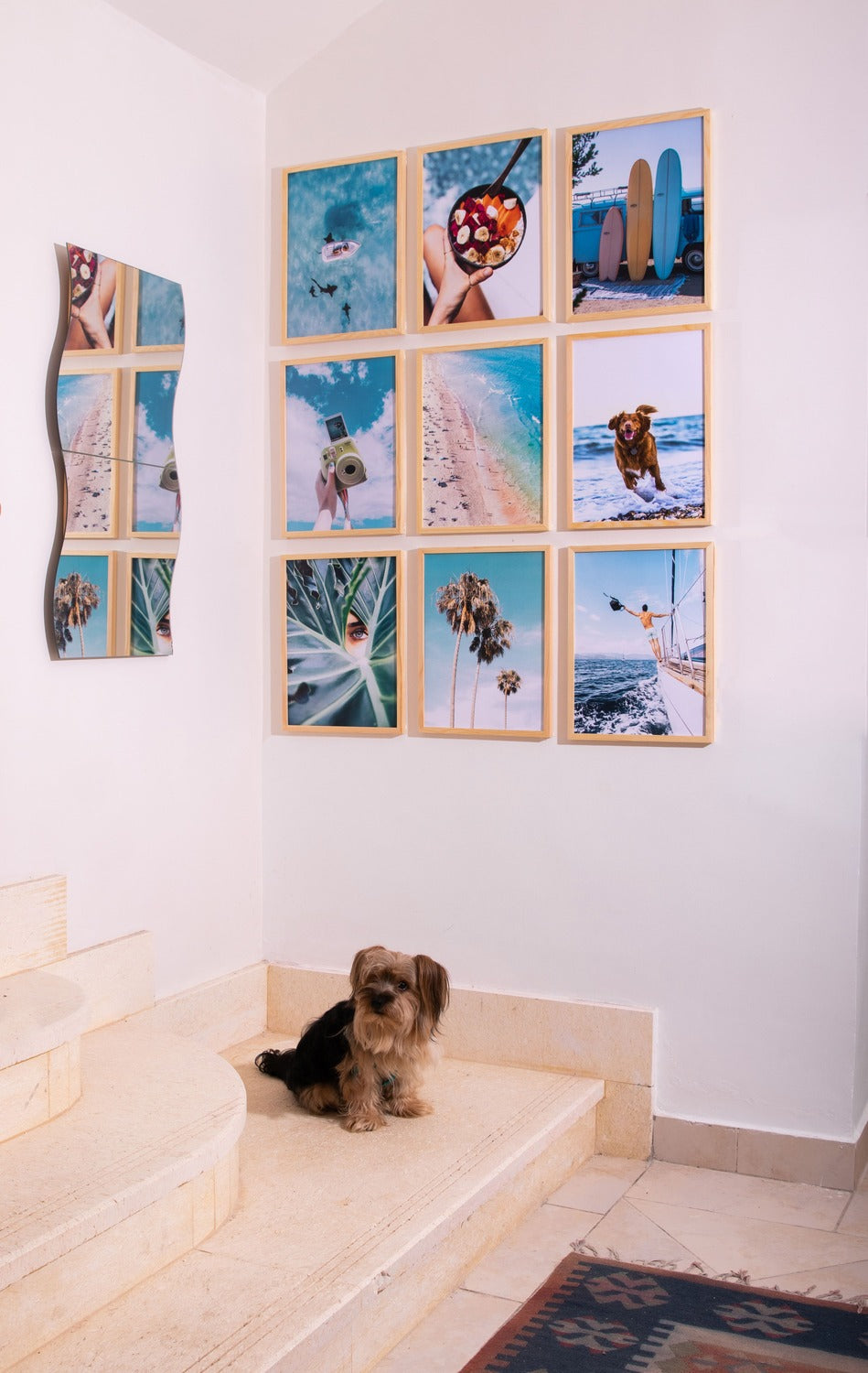 Summer Blues Set – summer beach wall art, photo 4 | طقم زرقة الصيف