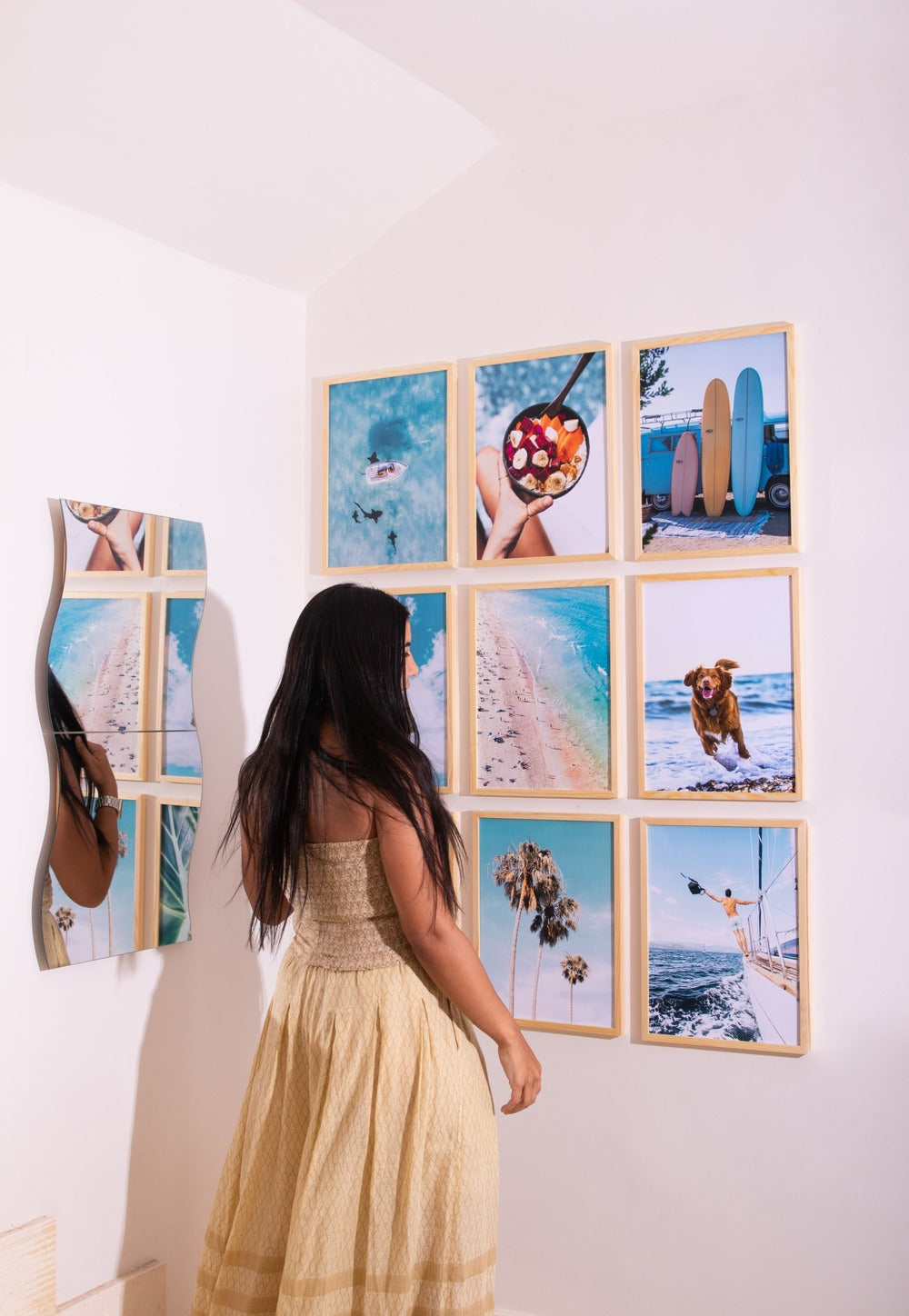 Summer Blues Set – summer beach wall art, photo 2 | طقم زرقة الصيف