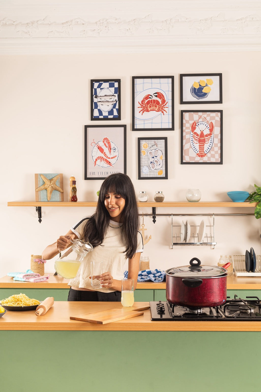 Come Fish With Me Frame – kitchen wall art, photo 3 | طقم Come Fish With Me