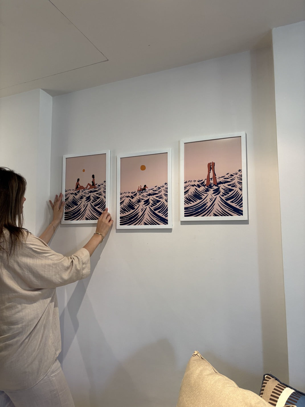 Sunset Post Tan Summer Set – summer beach wall art, photo 4 | طقم صيفي - غروب الشمس