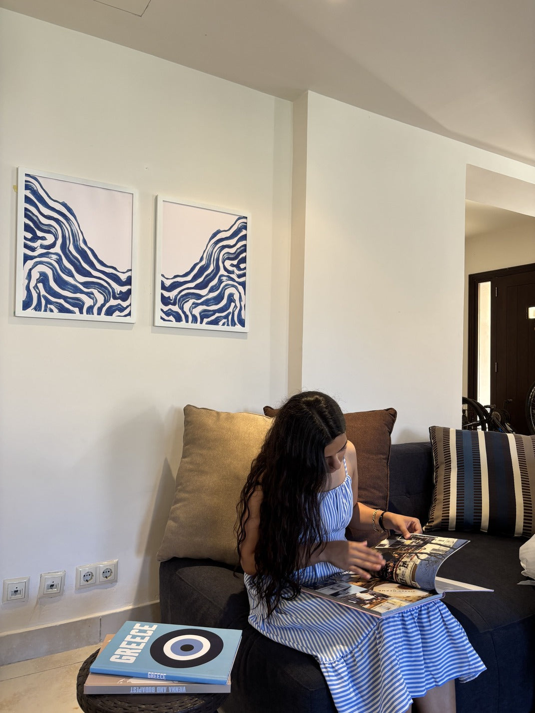 Tidal Duo Summer Set – summer beach wall art, photo 3 | طقم صيفي - ثنائي الأمواج