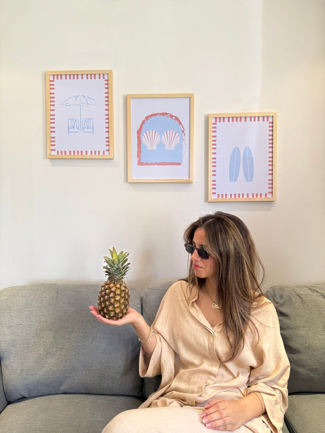 By the Beach Summer Set – summer beach wall art, photo 2 | طقم صيفي - على الشاطئ