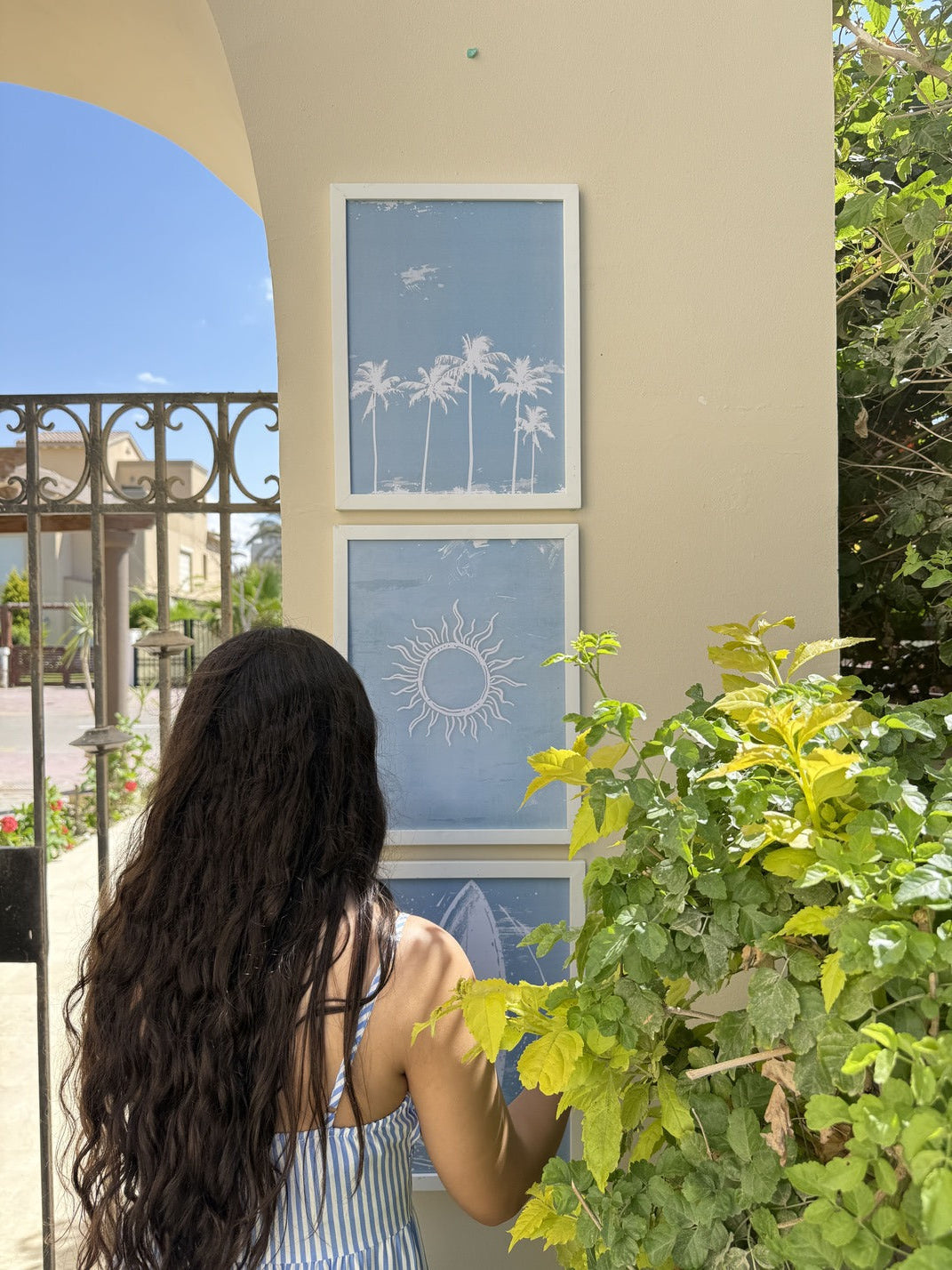 Lost in The waves Summer Set – summer beach wall art | طقم صيفي - بين الأمواج
