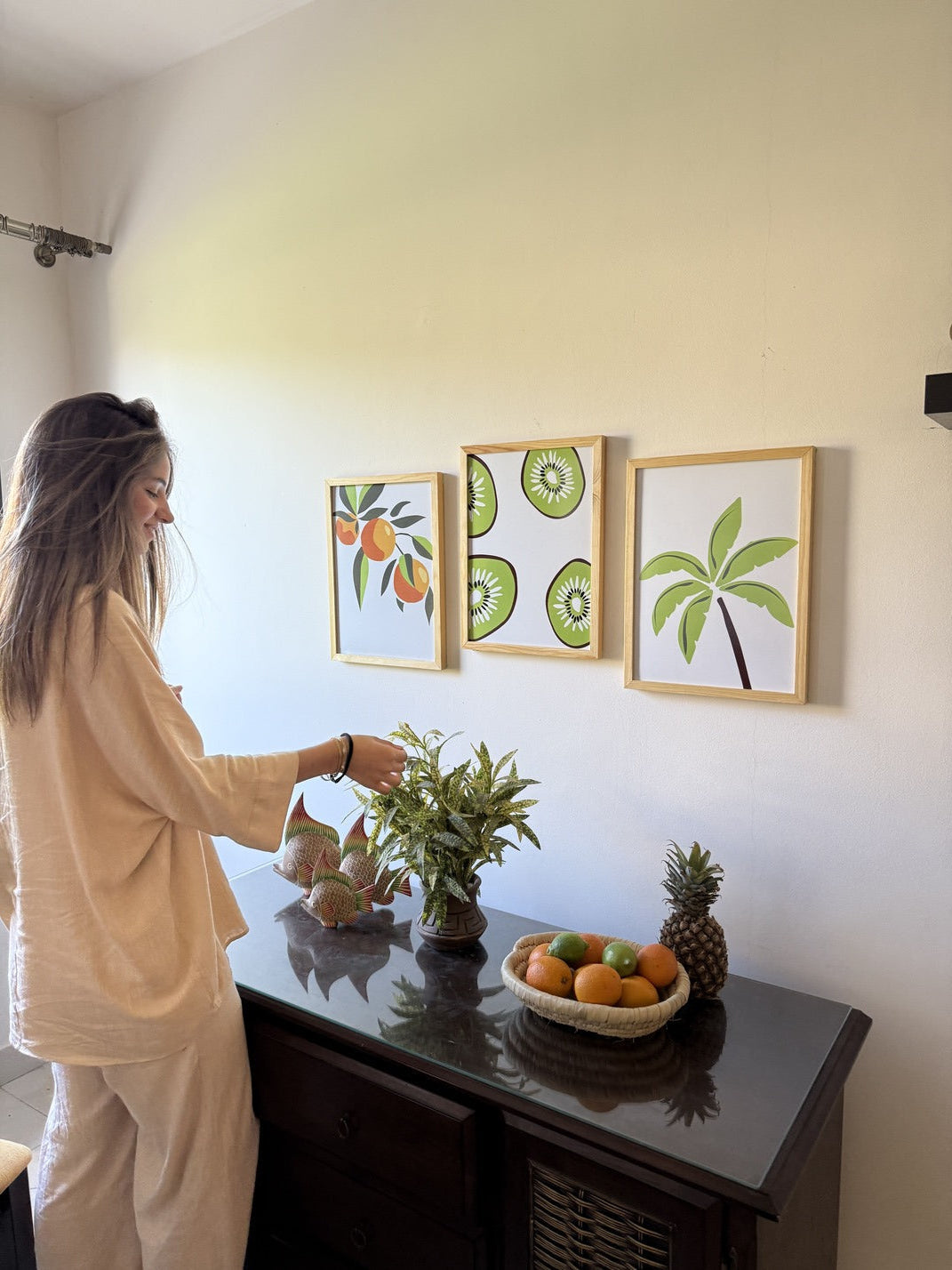 Tropical Trio Summer Set – summer beach wall art, photo 3 | طقم صيفي - الثلاثي الاستوائي