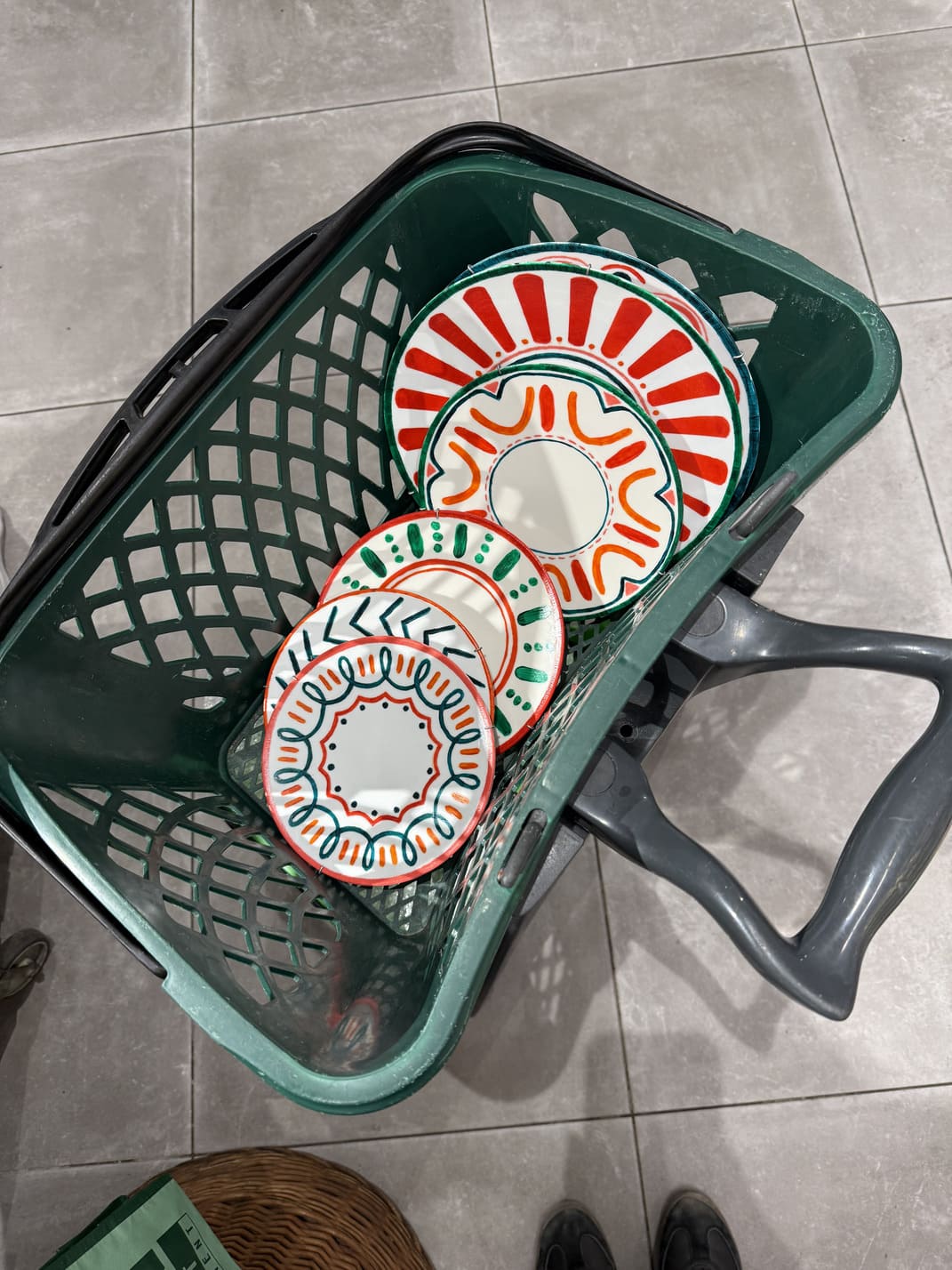 Portofino summer- plates set – summer beach wall art | طقم أطباق بورتوفينو الصيفي
