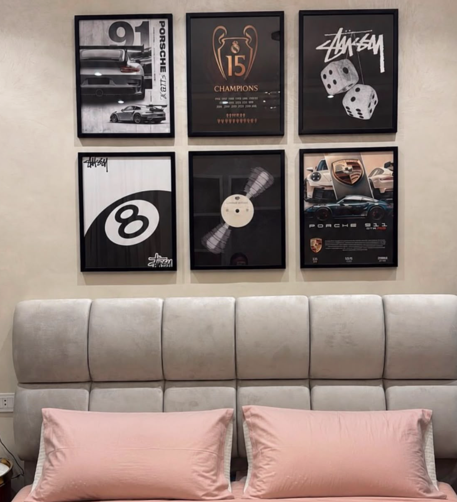 The Signature- Bedroom Set – gallery wall frame set | طقم سيجنتشر لغرفة النوم
