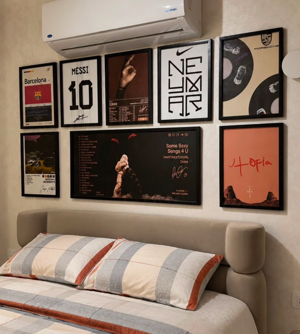 The Clubhouse- Bedroom set – gallery wall frame set | طقم كلوب هاوس لغرفة النوم