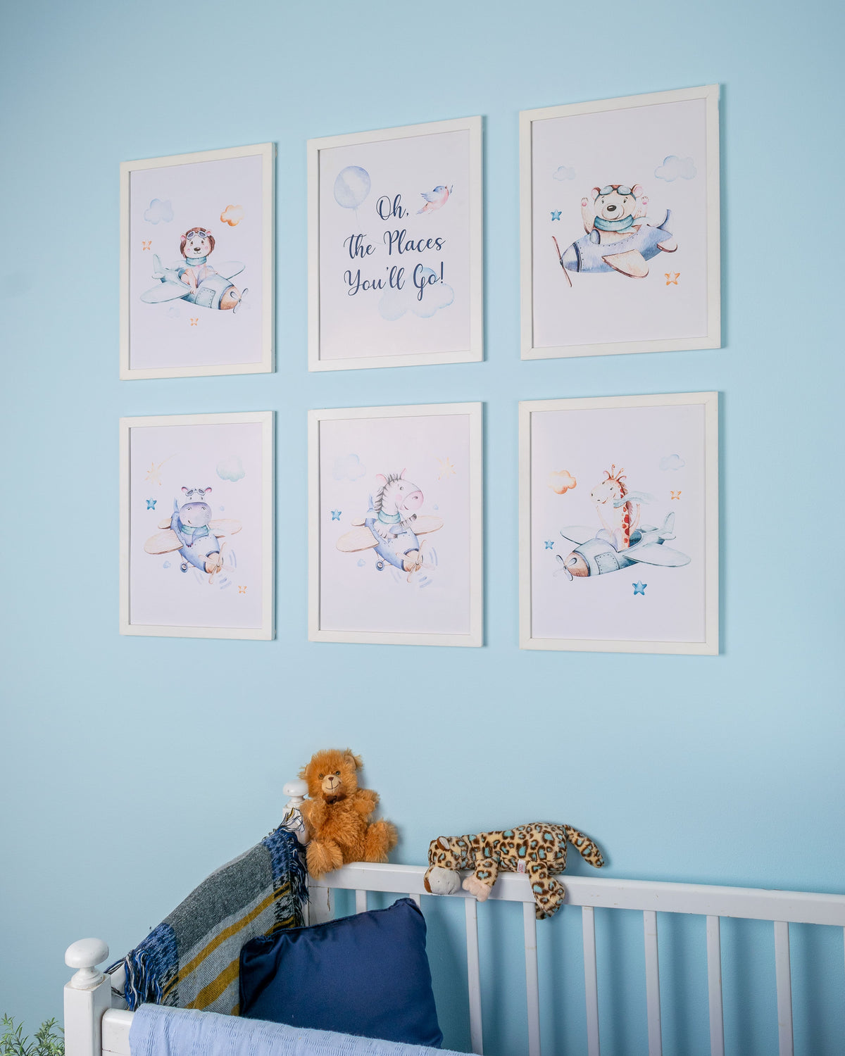 Nursery Set - The Places you will go – nursery wall art, photo 3 | طقم غرفة الأطفال - The Places You Will Go
