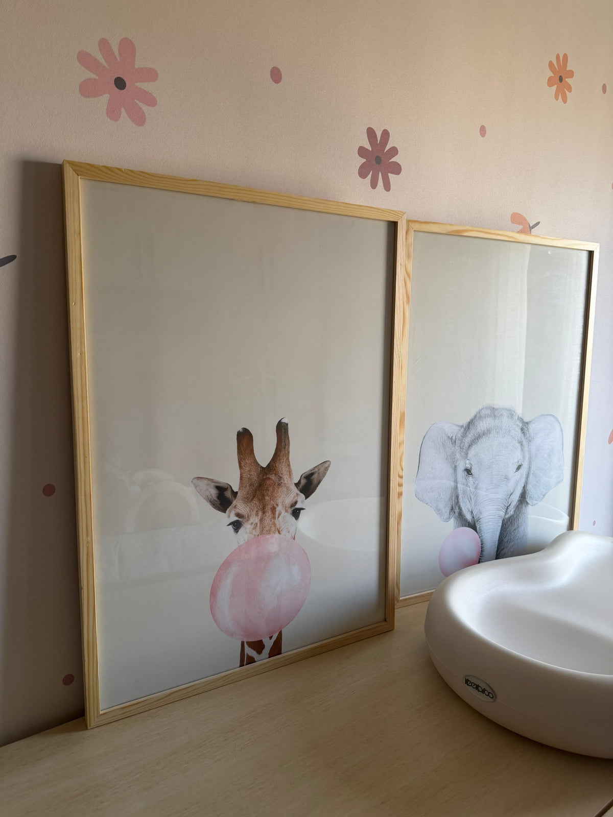 Nursery set- Bubble gum animals – nursery wall art, photo 2 | طقم حيوانات بابل جم لغرفة الأطفال