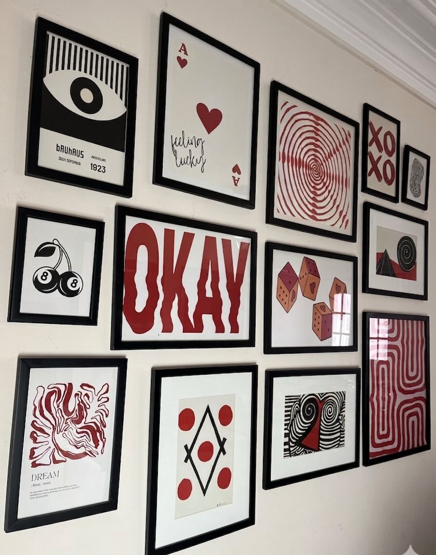 The Delulu Set – gallery wall frame set | طقم ديلولو