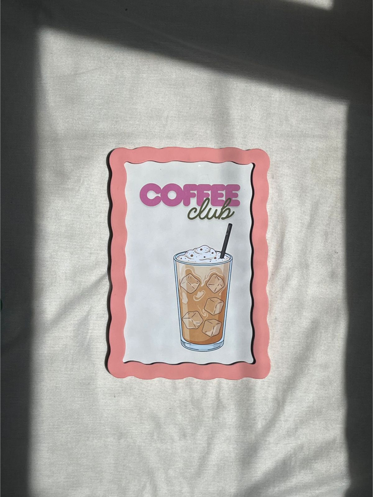 Coffee Club Frame – kitchen wall art | برواز Coffee Club
