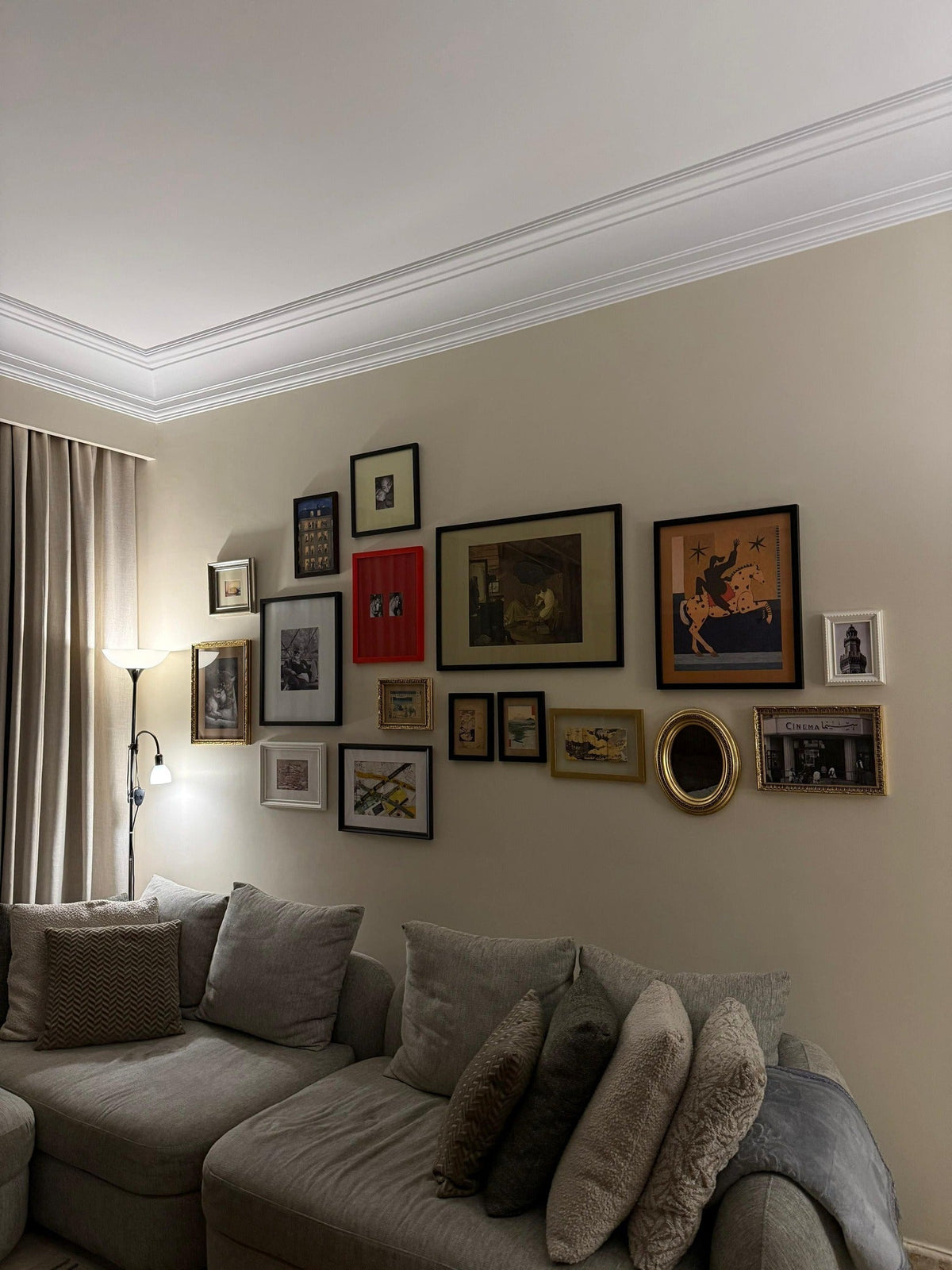 The Aya&Yasser - Living Room Set – gallery wall frame set | طقم آية وياسر - لغرفة المعيشة