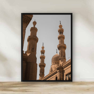 Al-Rifai Mosque Frame – Islamic architecture photography wall art | برواز مسجد الرفاعي