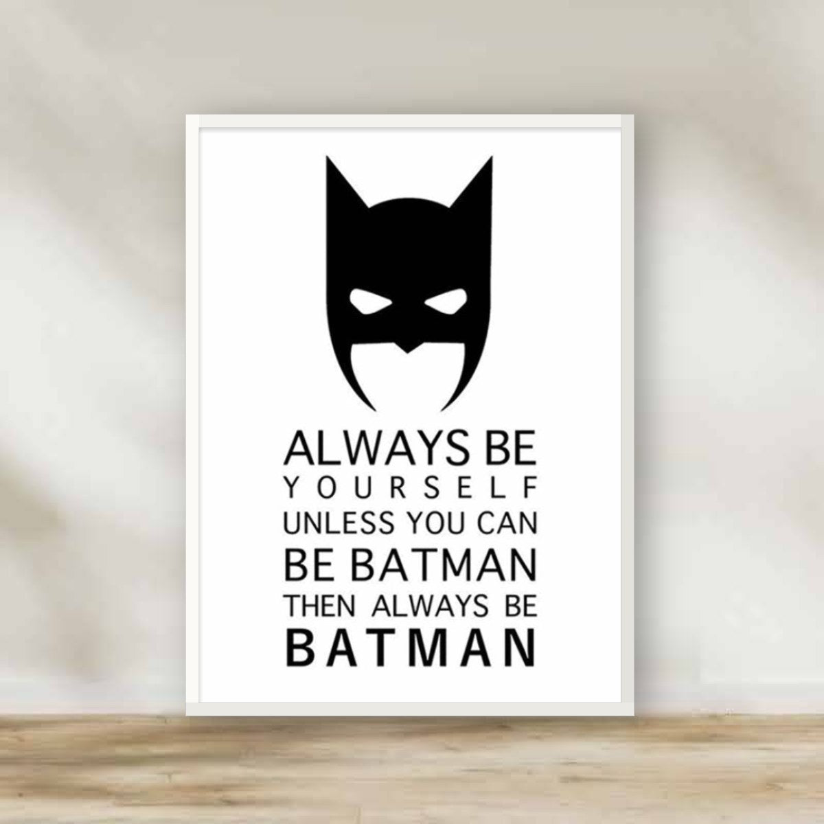 Always be yourself unless White Frame – gallery wall frame set | برواز أبيض Always be yourself unless