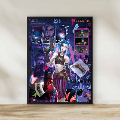 Arcane Frame – anime wall art | برواز أركين
