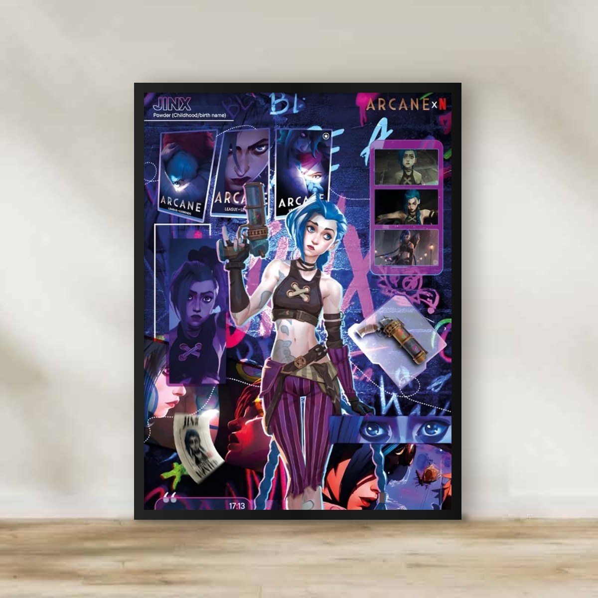 Arcane Frame – anime wall art | برواز أركين