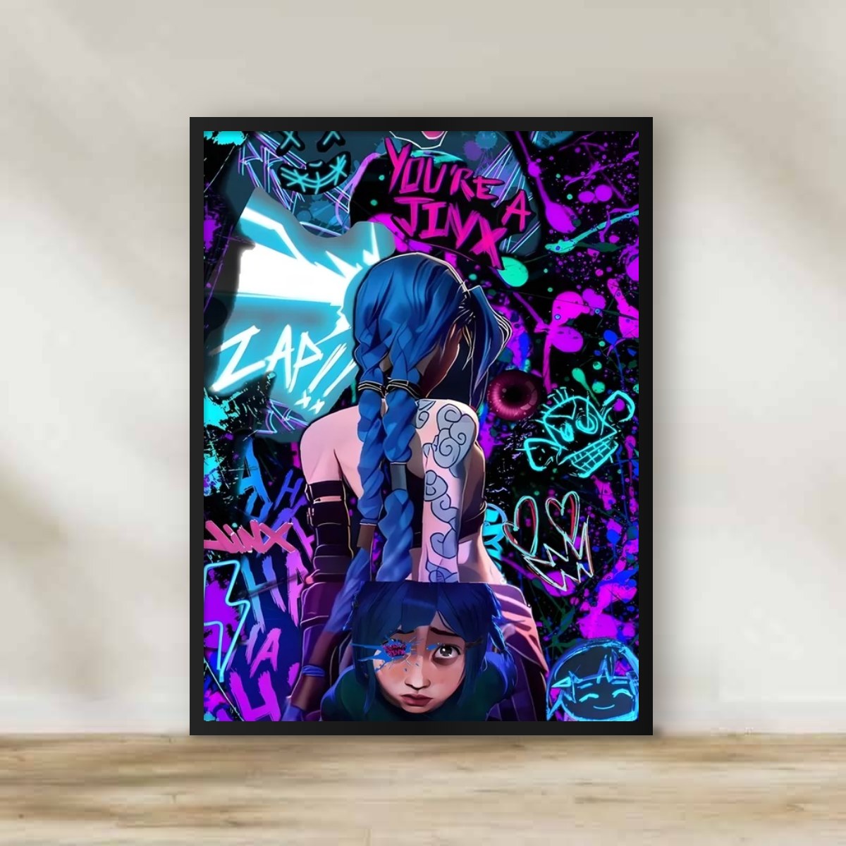 Arcane 1 Frame – anime wall art | برواز أركين 1