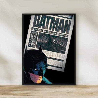 Batman Frame – movie poster wall art | برواز باتمان