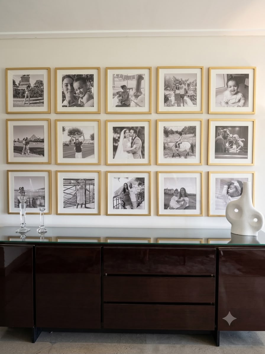 The Alaa- Console Set – gallery wall frame set | طقم آلاء للكونسول