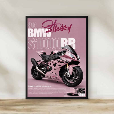 BMW Motorcycle Frame – motorcycle wall art | برواز موتوسيكل BMW