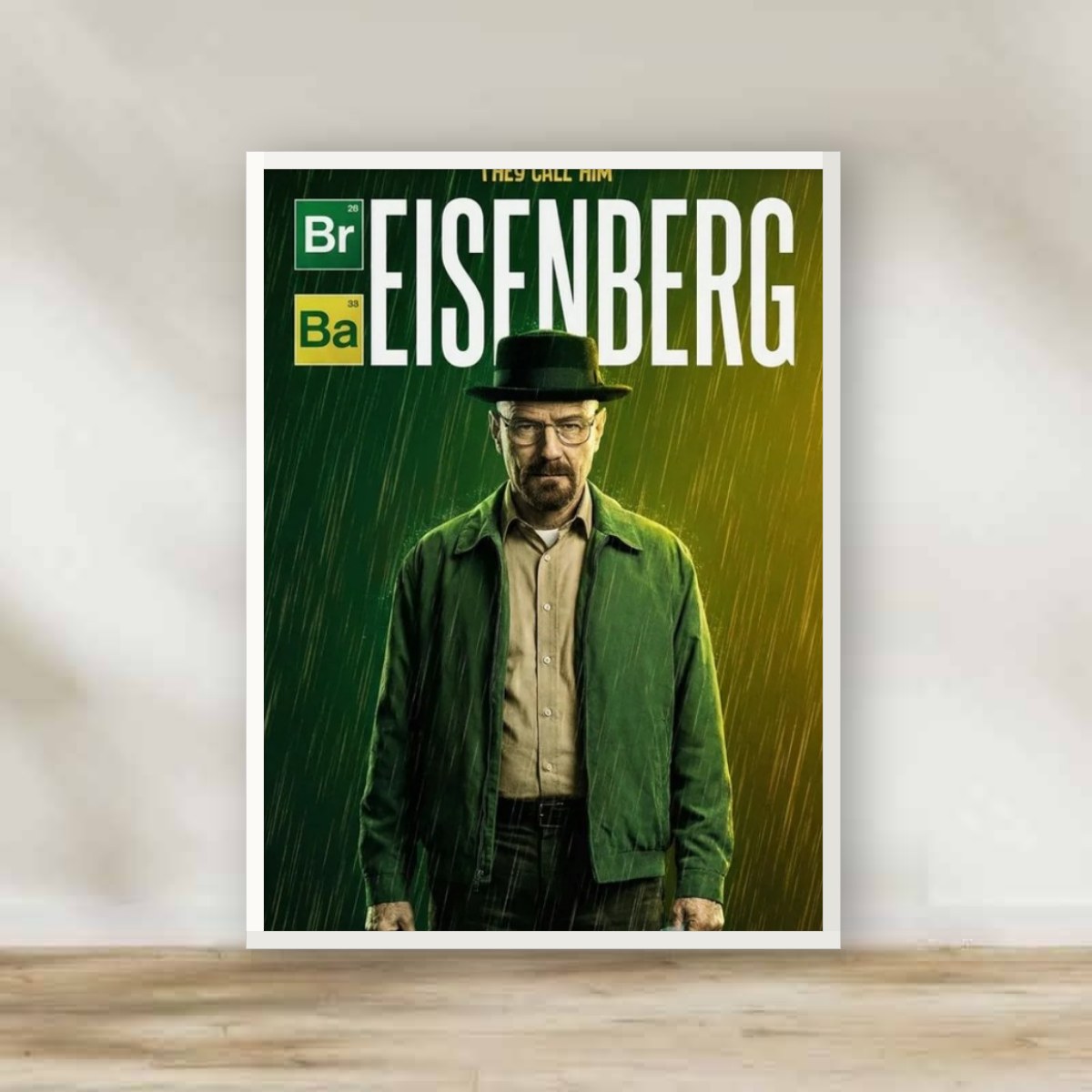 Breaking Bad 3 White Frame – movie poster wall art | برواز أبيض بريكنج باد 3