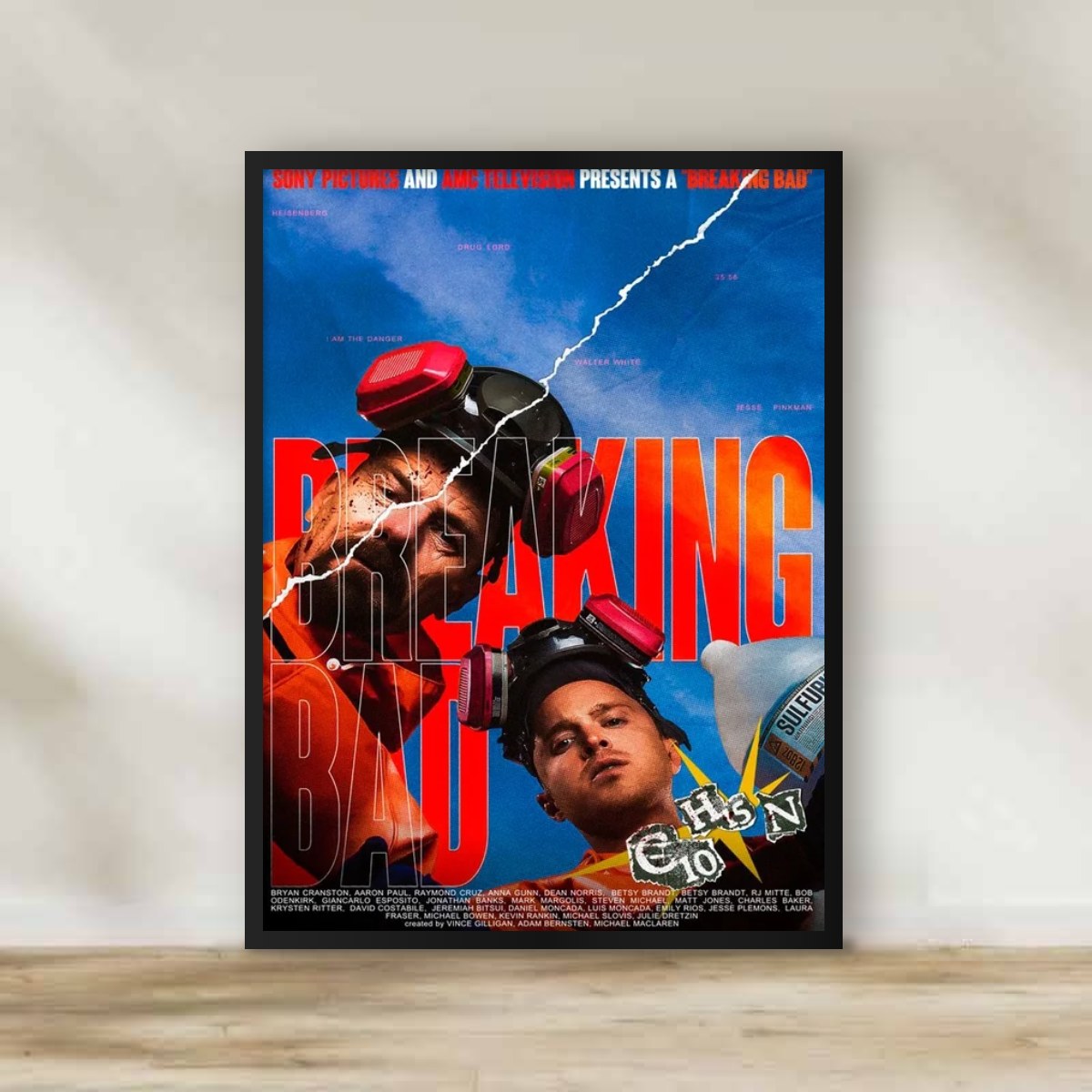 Breaking Bad 4 Frame – movie poster wall art | برواز بريكنج باد 4
