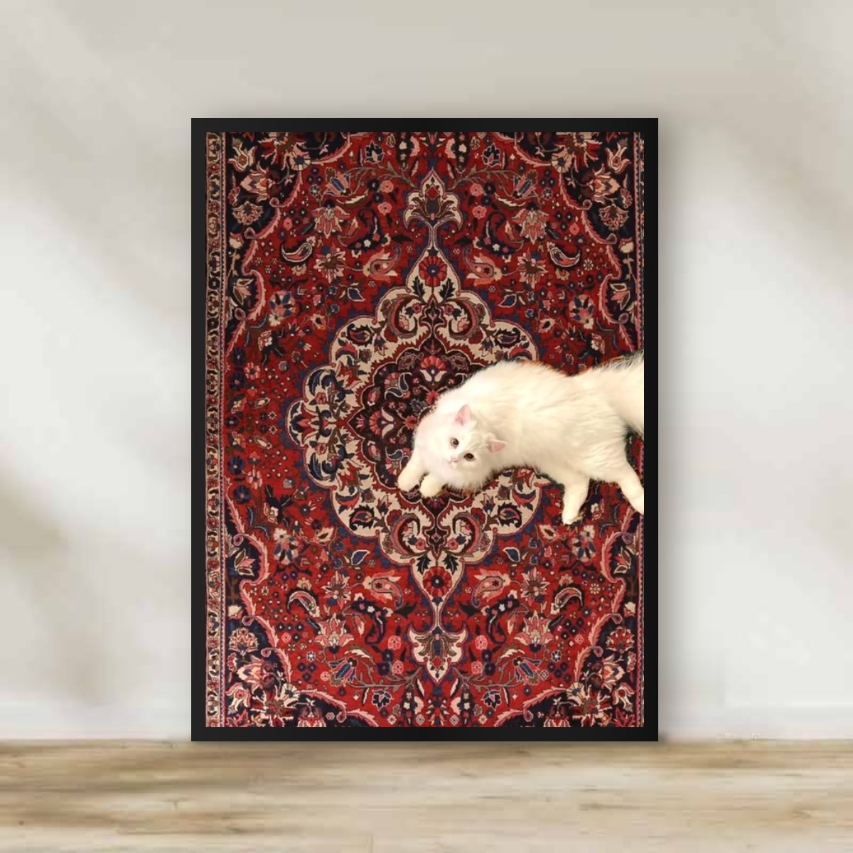 Heritage Carpet Frame – Islamic calligraphy wall art | برواز سجادة تراثية