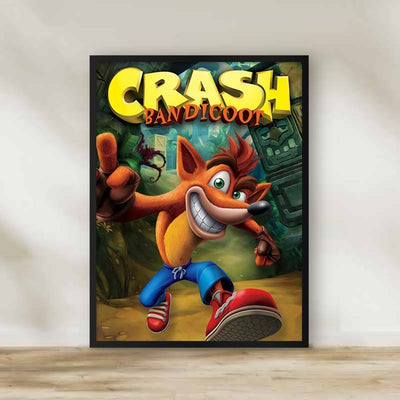 Crash Frame – gaming wall art | برواز كراش