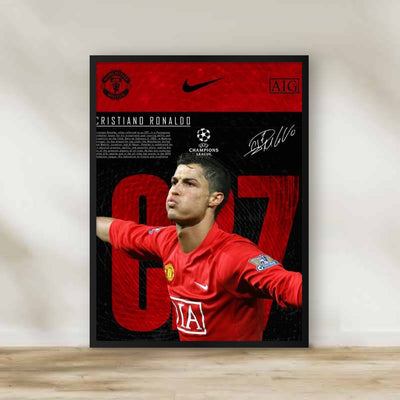 Cristiano Ronaldo Frame – football wall art | برواز كريستيانو رونالدو