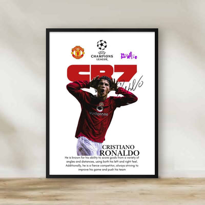 Cristiano Ronaldo 5 Frame – football wall art | برواز كريستيانو رونالدو 5