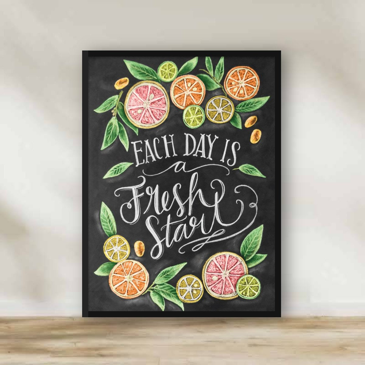 Each day is a fresh start Frame – gallery wall frame set | برواز Each day is a fresh start