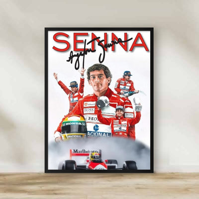 F1 Senna Frame – Formula 1 wall art | برواز سينا F1