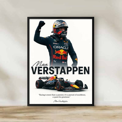 F1 Verstappen 3 Frame – Formula 1 wall art | برواز فيرستابن F1 3