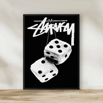 Fancy Frame 14 – black and white wall art | برواز أبيض وأسود 14