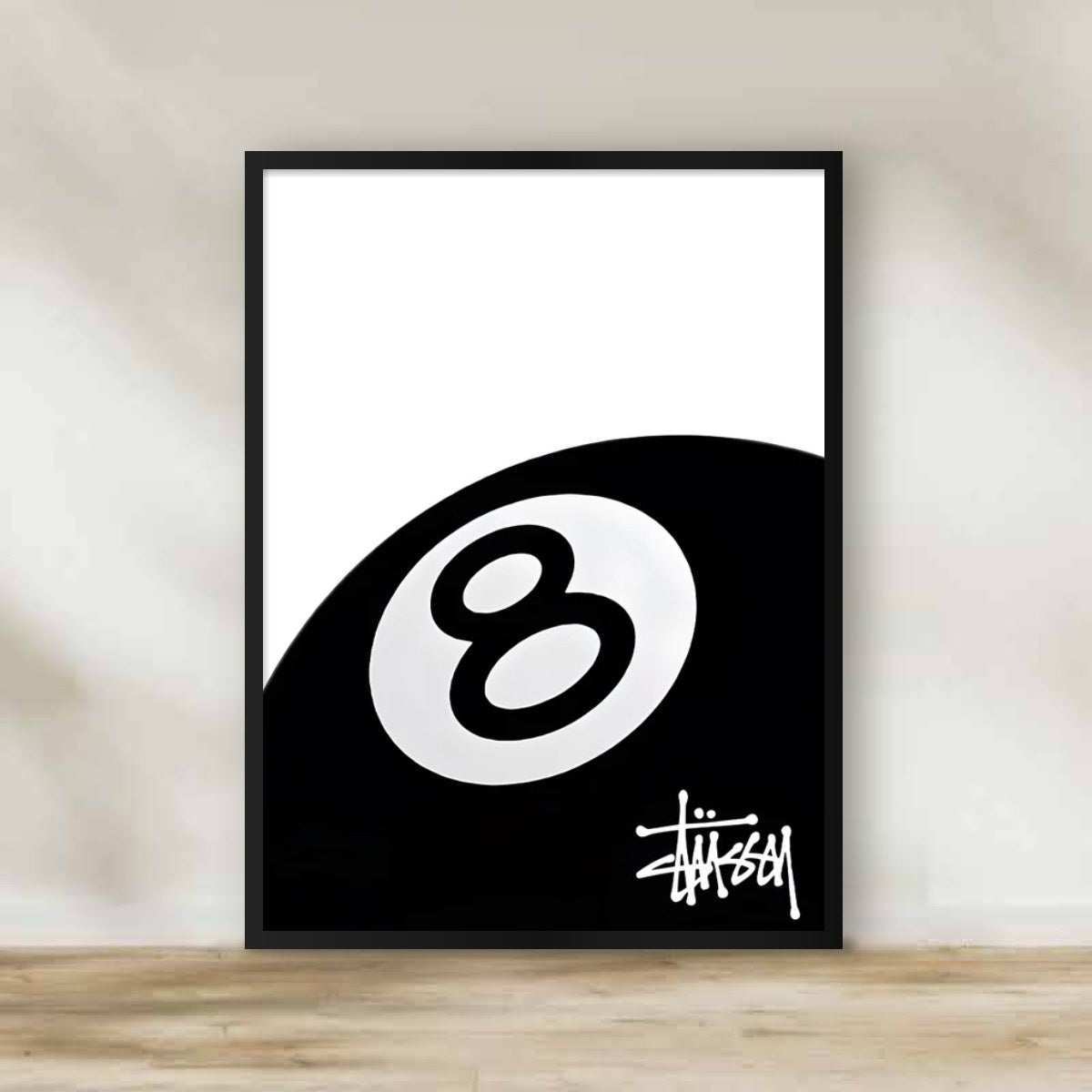 Fancy Frame 9 – black and white wall art | برواز أبيض وأسود 9